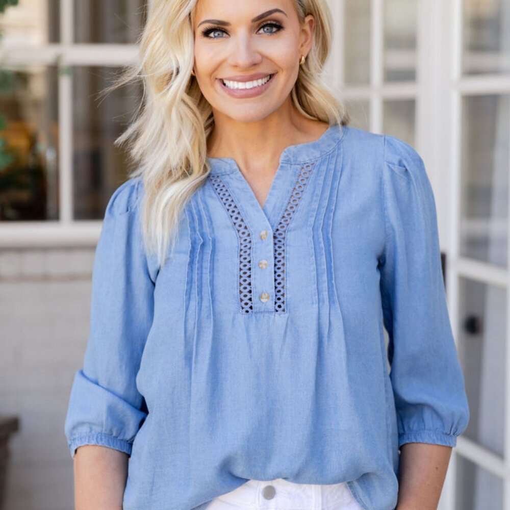 Nwt Chambray Pullover - image 2